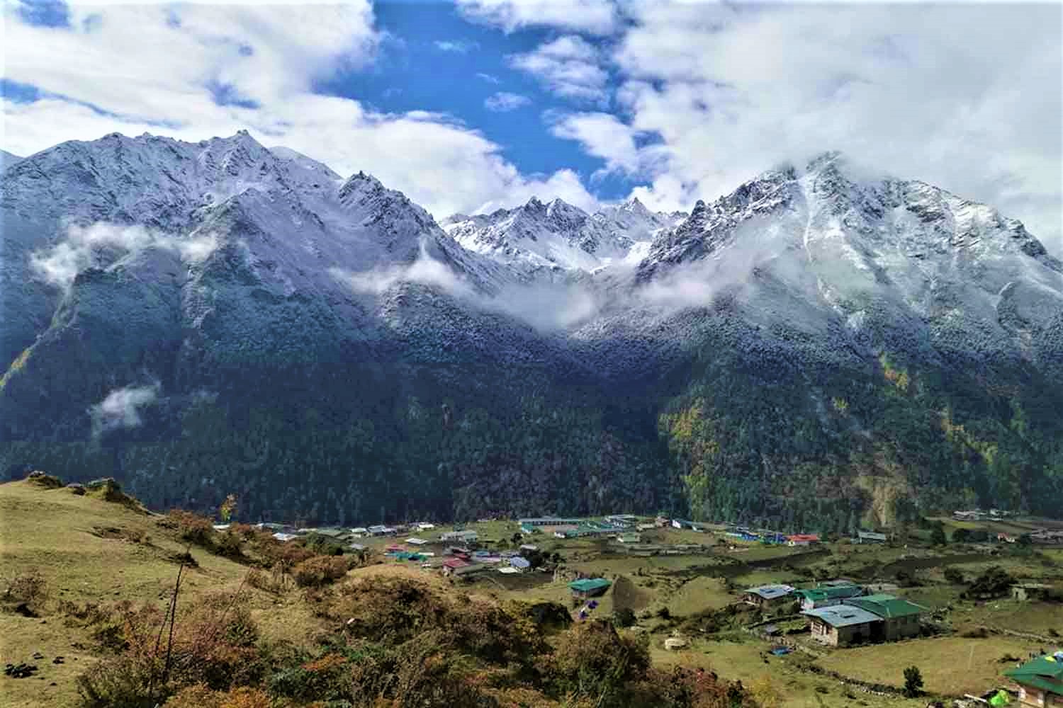 Laya village Bhutan 